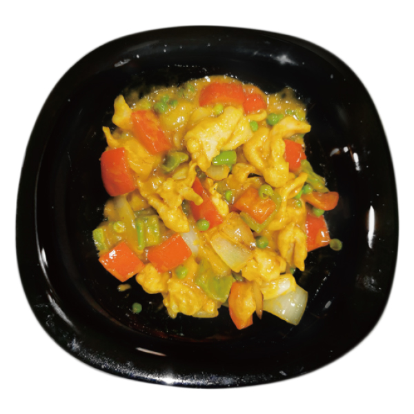 Pollo con curry